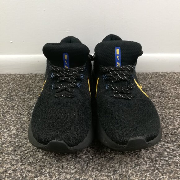Nike React Infinity Run Flyknit 3 Shoes Black Blue Yellow Mens 11.5 DZ4845-001 main image 6